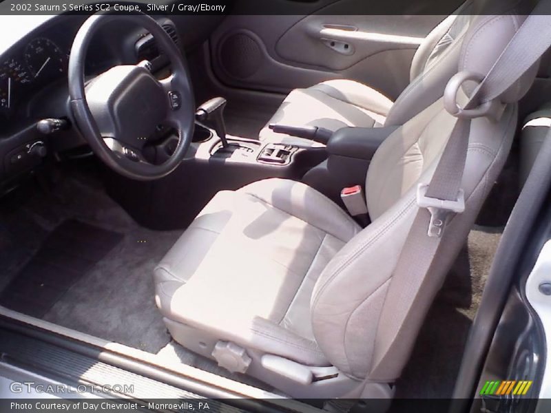 Silver / Gray/Ebony 2002 Saturn S Series SC2 Coupe