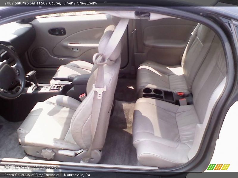 Silver / Gray/Ebony 2002 Saturn S Series SC2 Coupe