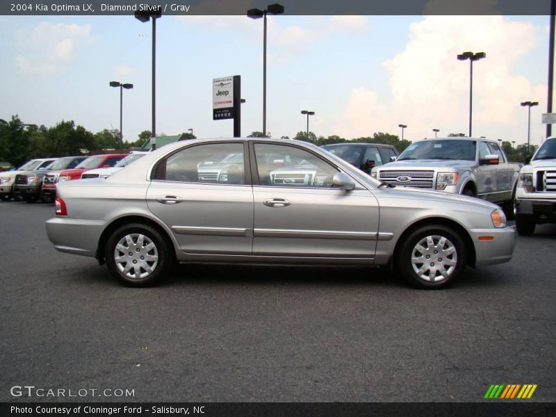 Diamond Silver / Gray 2004 Kia Optima LX
