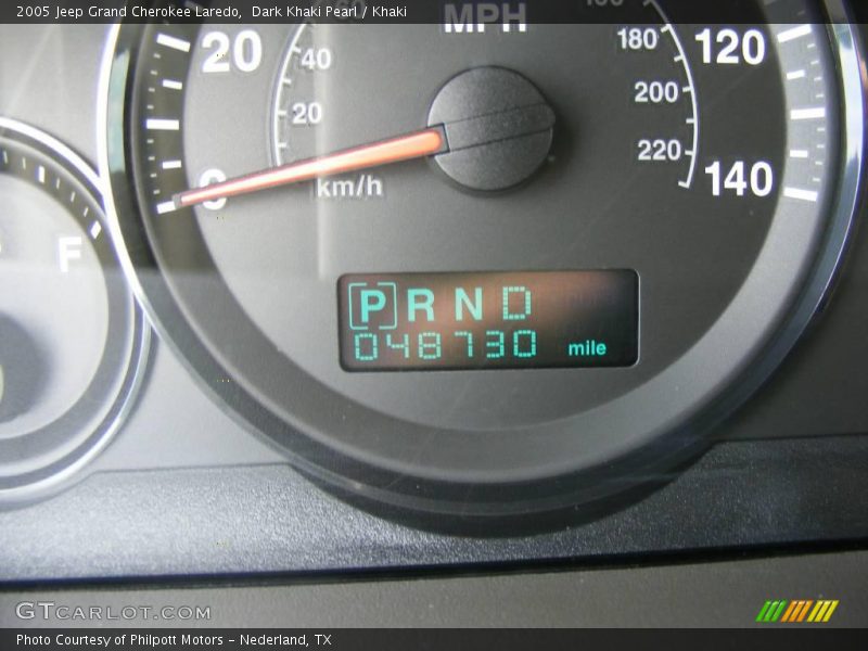 Dark Khaki Pearl / Khaki 2005 Jeep Grand Cherokee Laredo
