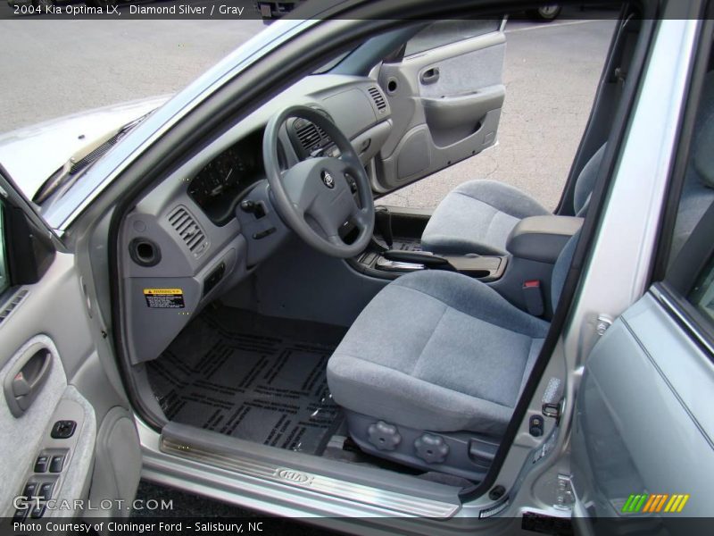 Diamond Silver / Gray 2004 Kia Optima LX