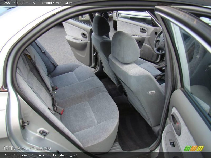 Diamond Silver / Gray 2004 Kia Optima LX