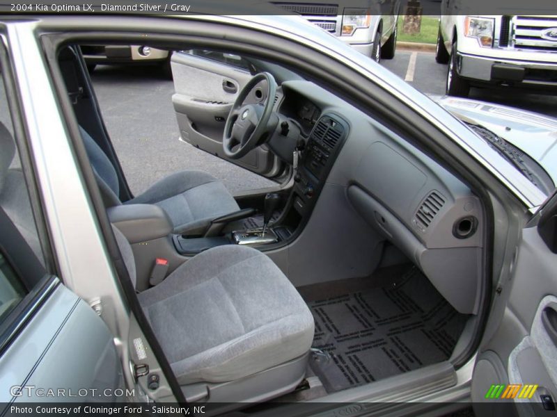 Diamond Silver / Gray 2004 Kia Optima LX