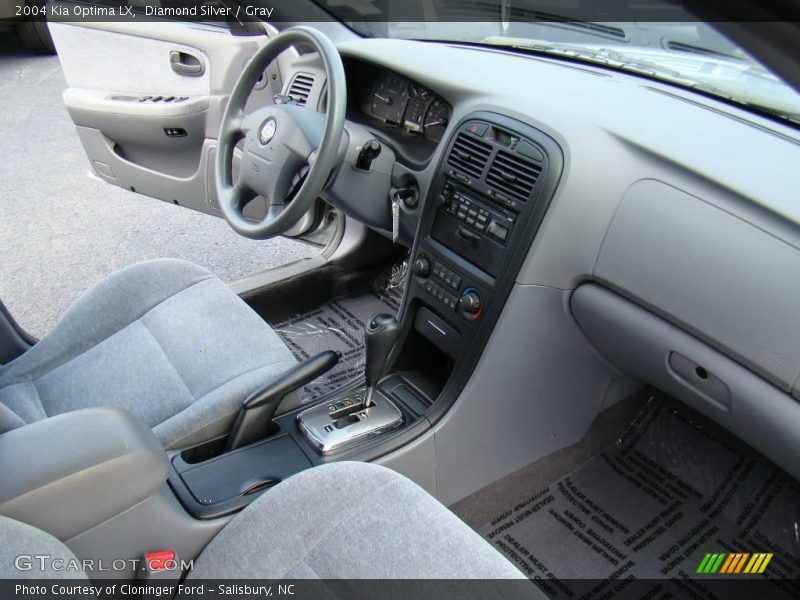 Diamond Silver / Gray 2004 Kia Optima LX