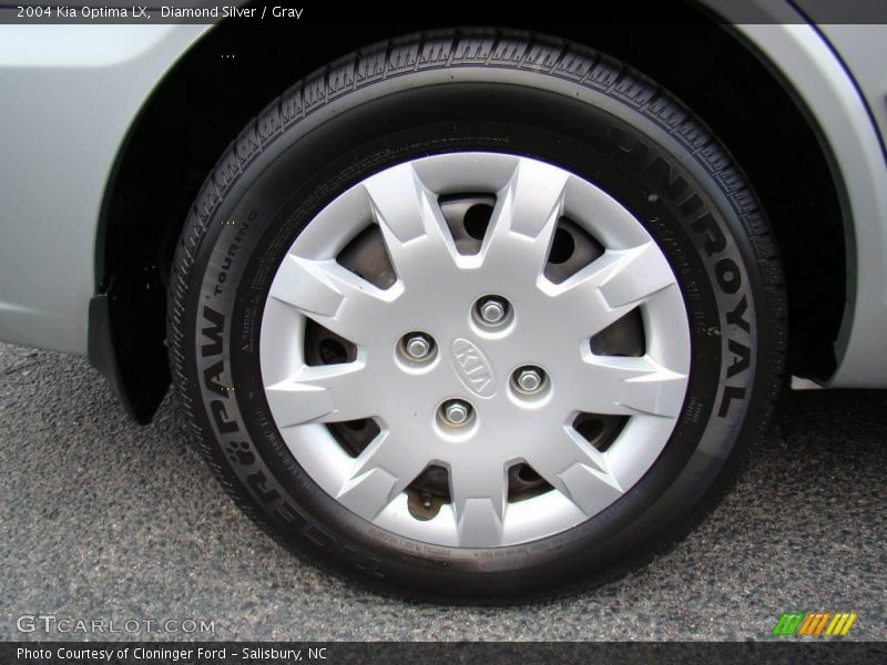 Diamond Silver / Gray 2004 Kia Optima LX