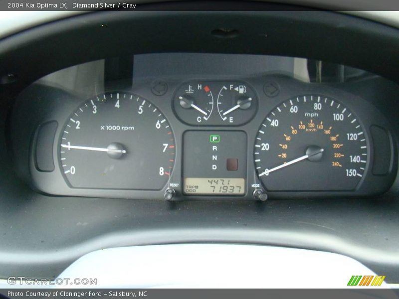 Diamond Silver / Gray 2004 Kia Optima LX