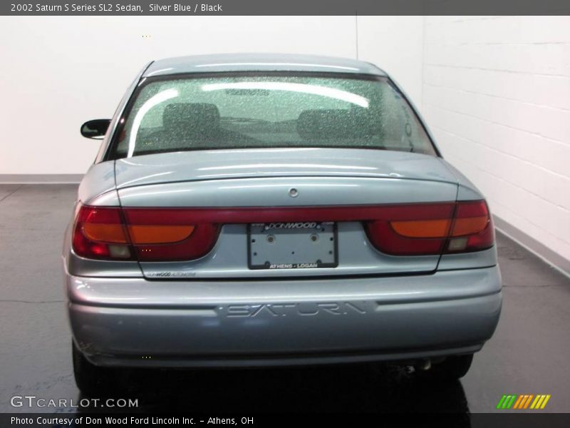 Silver Blue / Black 2002 Saturn S Series SL2 Sedan
