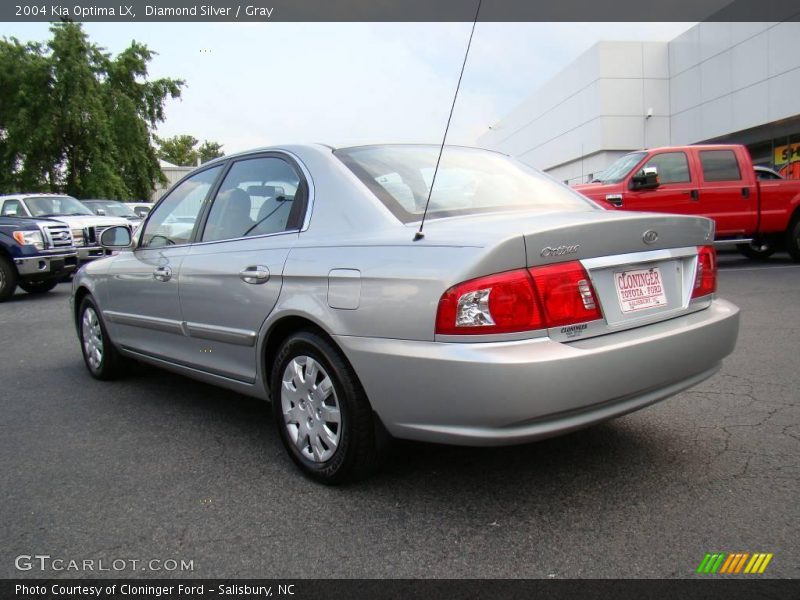 Diamond Silver / Gray 2004 Kia Optima LX