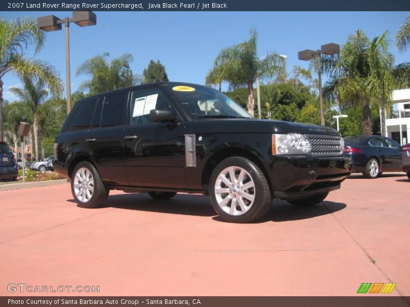 Java Black Pearl / Jet Black 2007 Land Rover Range Rover Supercharged