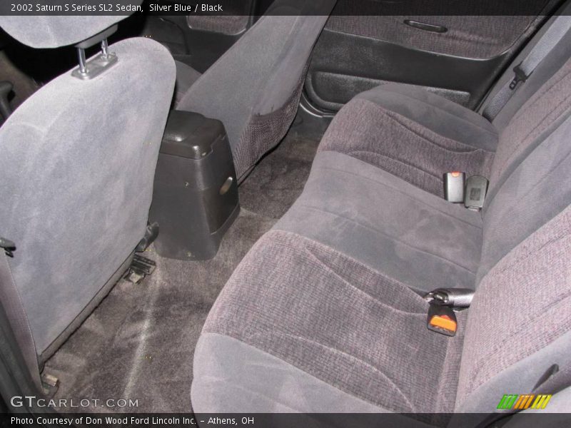 Silver Blue / Black 2002 Saturn S Series SL2 Sedan