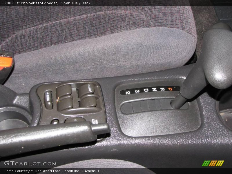 Silver Blue / Black 2002 Saturn S Series SL2 Sedan