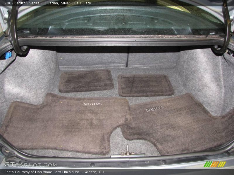 Silver Blue / Black 2002 Saturn S Series SL2 Sedan
