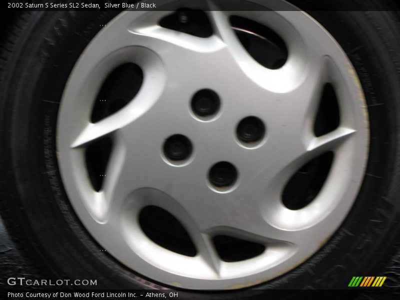 Silver Blue / Black 2002 Saturn S Series SL2 Sedan