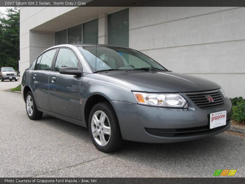 Storm Gray / Gray 2007 Saturn ION 2 Sedan