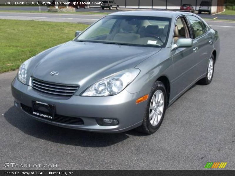 Mystic Sea Green Opalescent / Ivory 2003 Lexus ES 300
