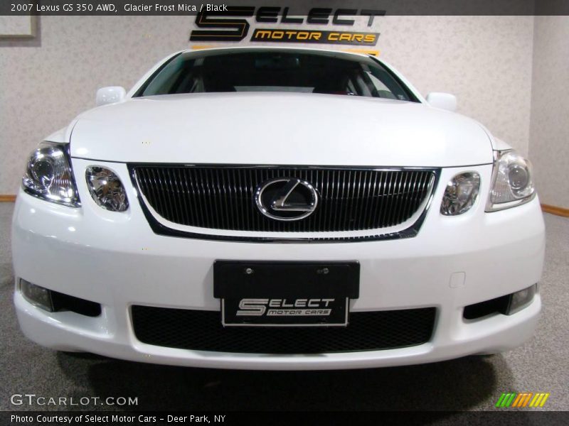 Glacier Frost Mica / Black 2007 Lexus GS 350 AWD