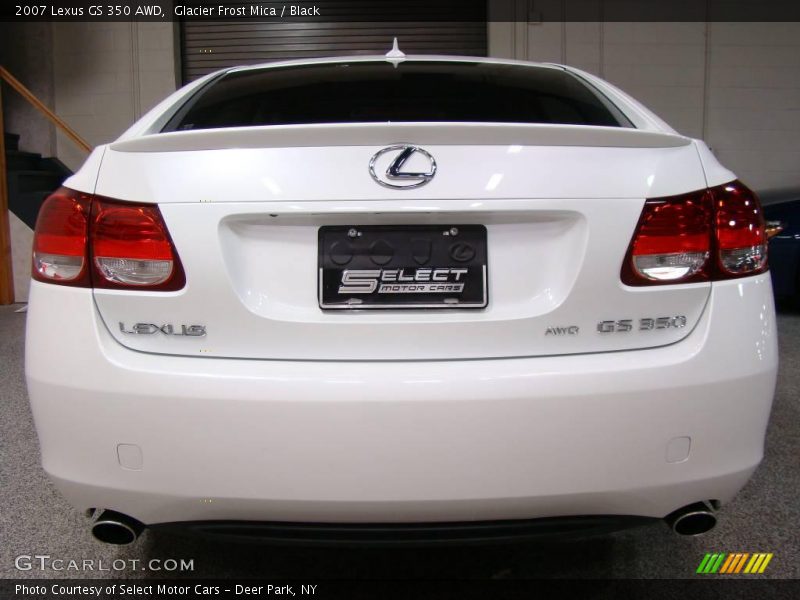 Glacier Frost Mica / Black 2007 Lexus GS 350 AWD
