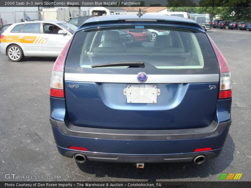 Fusion Blue Metallic / Parchment 2006 Saab 9-3 Aero SportCombi Wagon