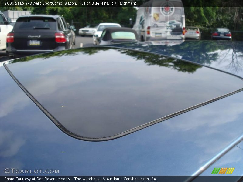 Fusion Blue Metallic / Parchment 2006 Saab 9-3 Aero SportCombi Wagon