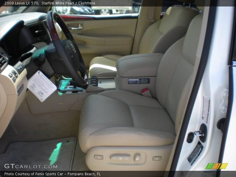 Starfire White Pearl / Cashmere 2009 Lexus LX 570