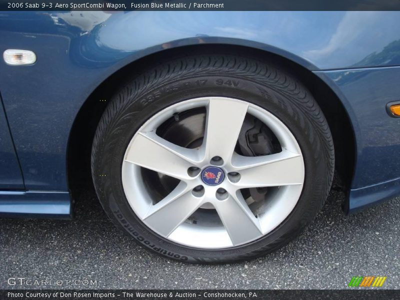 Fusion Blue Metallic / Parchment 2006 Saab 9-3 Aero SportCombi Wagon