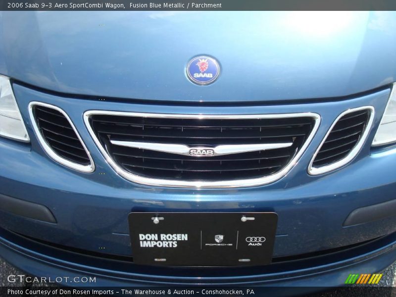 Fusion Blue Metallic / Parchment 2006 Saab 9-3 Aero SportCombi Wagon