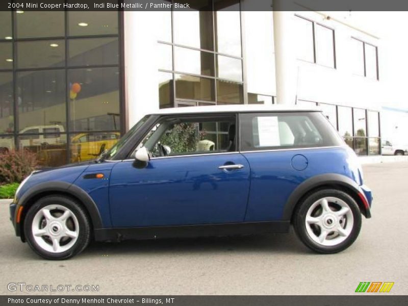 Indi Blue Metallic / Panther Black 2004 Mini Cooper Hardtop