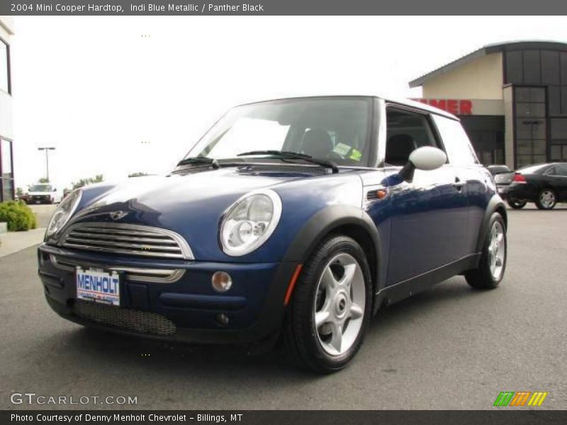 Indi Blue Metallic / Panther Black 2004 Mini Cooper Hardtop