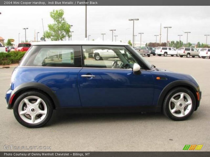 Indi Blue Metallic / Panther Black 2004 Mini Cooper Hardtop