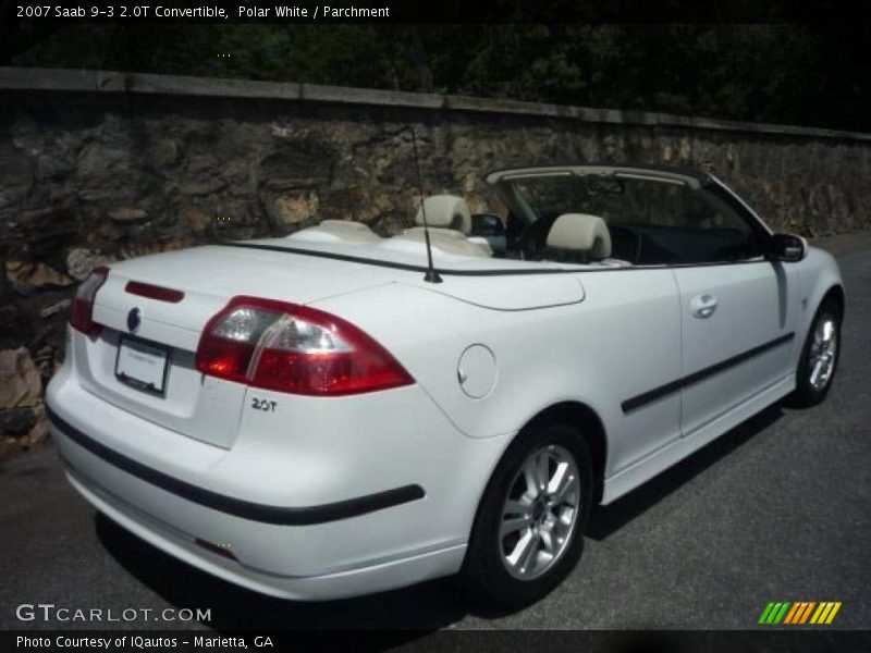 Polar White / Parchment 2007 Saab 9-3 2.0T Convertible