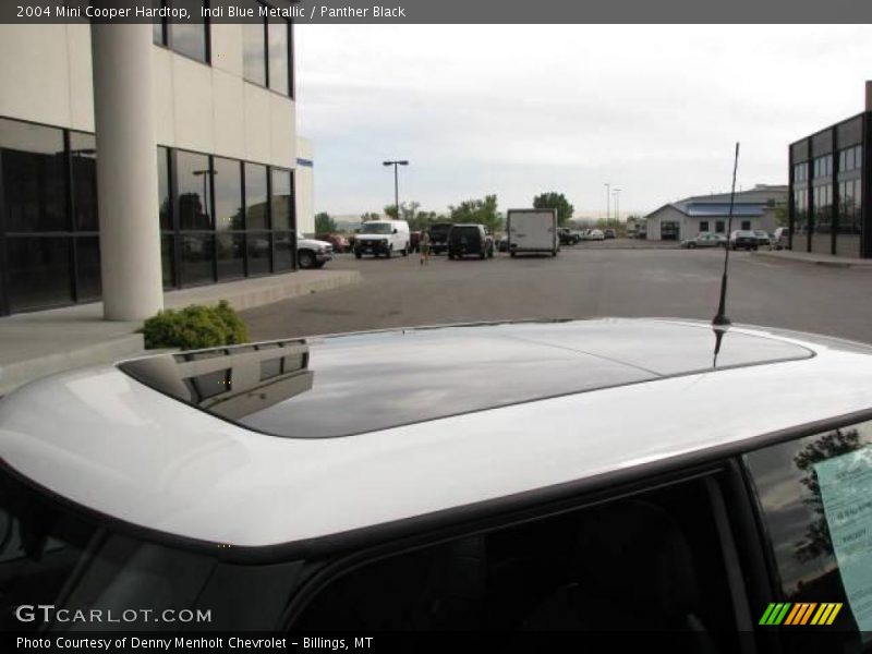 Indi Blue Metallic / Panther Black 2004 Mini Cooper Hardtop