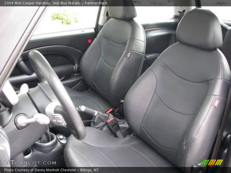 Indi Blue Metallic / Panther Black 2004 Mini Cooper Hardtop
