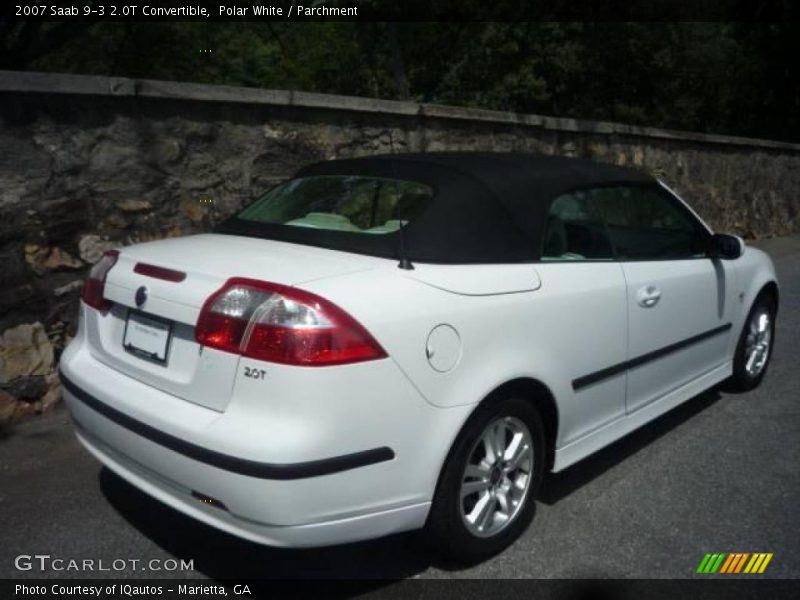 Polar White / Parchment 2007 Saab 9-3 2.0T Convertible
