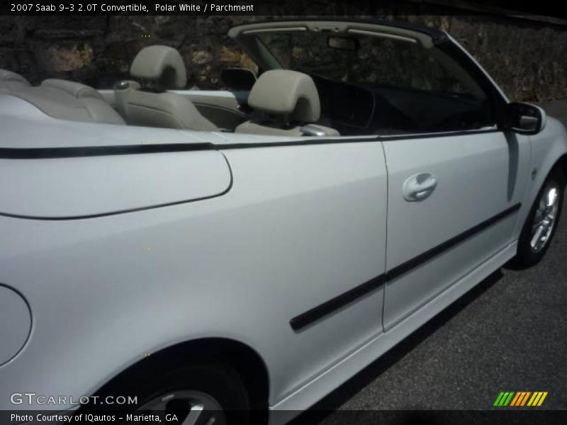 Polar White / Parchment 2007 Saab 9-3 2.0T Convertible