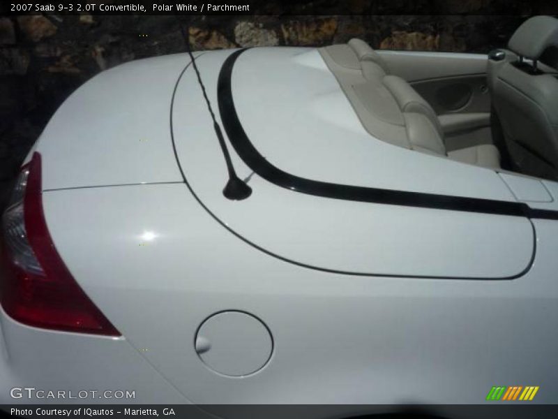 Polar White / Parchment 2007 Saab 9-3 2.0T Convertible
