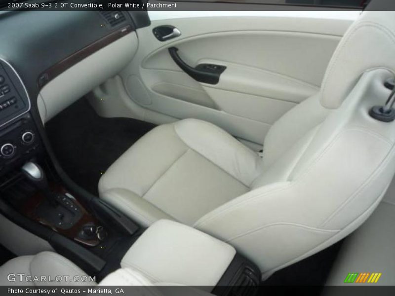 Polar White / Parchment 2007 Saab 9-3 2.0T Convertible