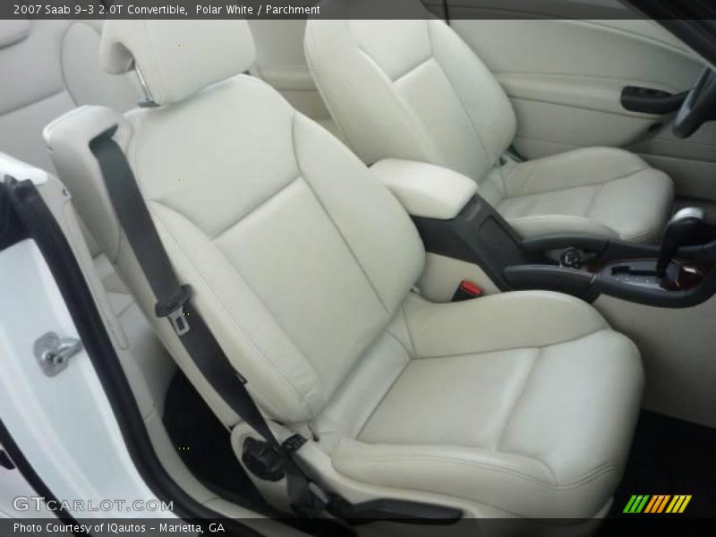 Polar White / Parchment 2007 Saab 9-3 2.0T Convertible
