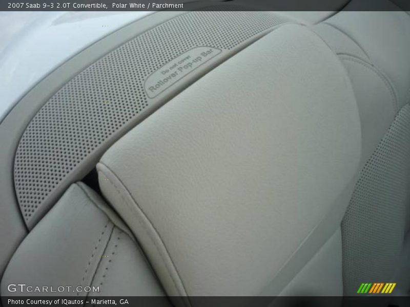 Polar White / Parchment 2007 Saab 9-3 2.0T Convertible
