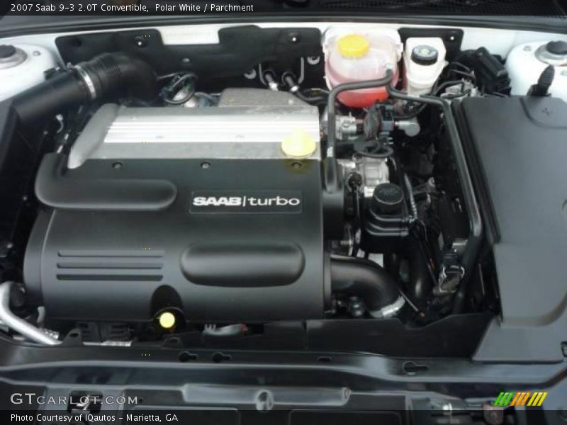 Polar White / Parchment 2007 Saab 9-3 2.0T Convertible