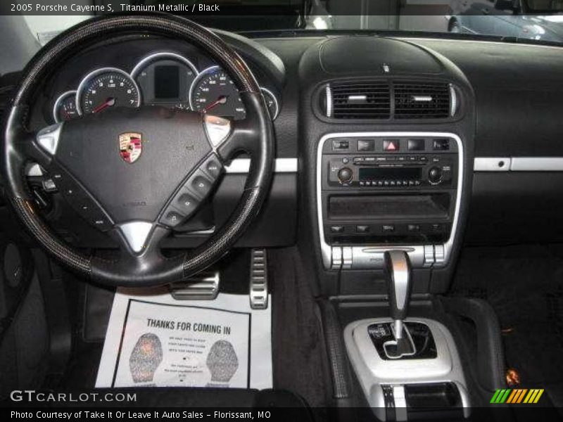 Titanium Metallic / Black 2005 Porsche Cayenne S