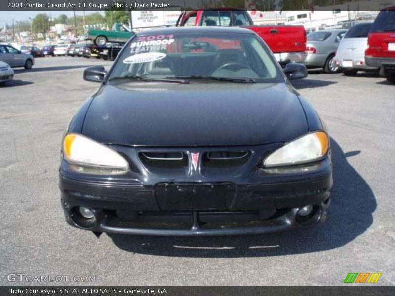 Black / Dark Pewter 2001 Pontiac Grand Am GT Coupe