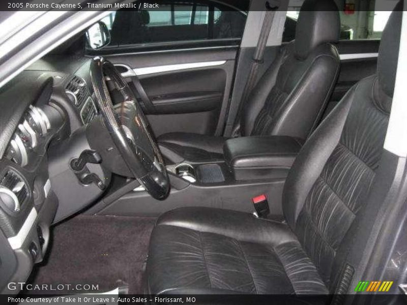 Titanium Metallic / Black 2005 Porsche Cayenne S