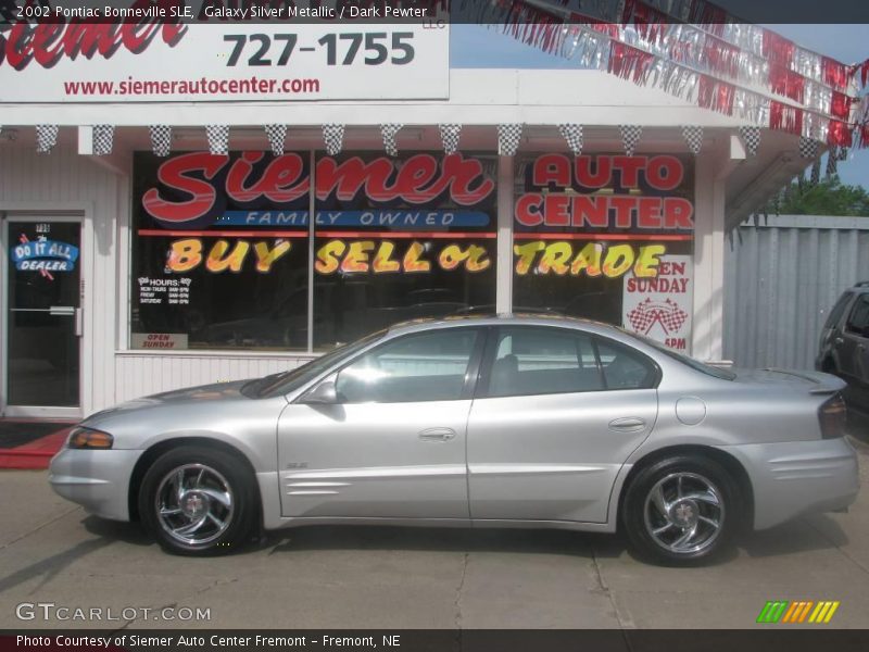 Galaxy Silver Metallic / Dark Pewter 2002 Pontiac Bonneville SLE