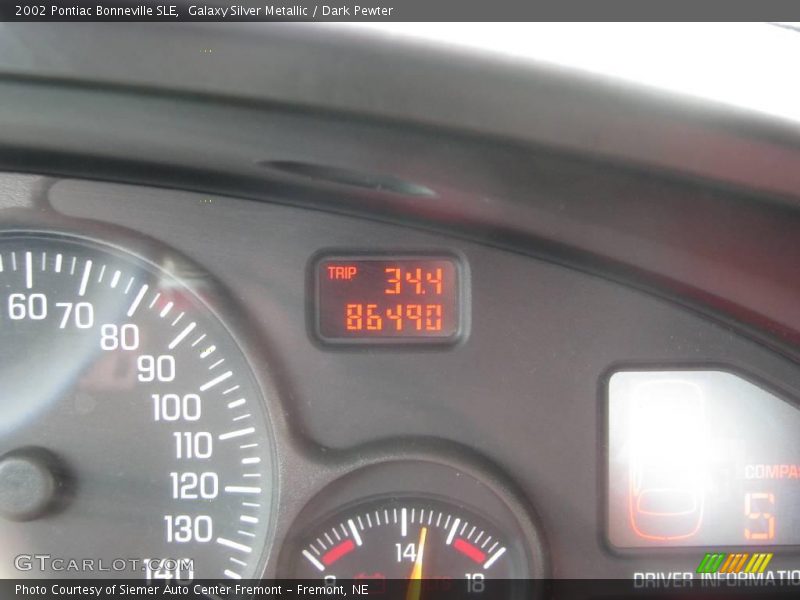 Galaxy Silver Metallic / Dark Pewter 2002 Pontiac Bonneville SLE