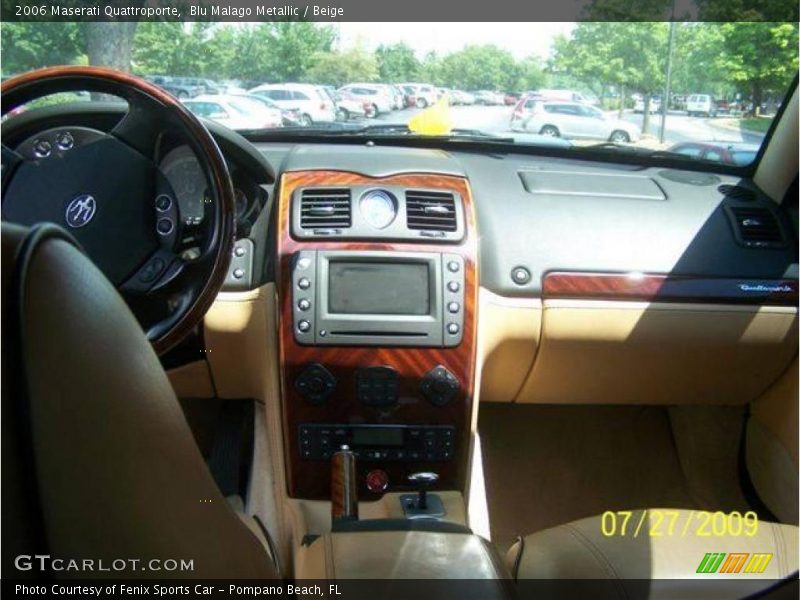 Blu Malago Metallic / Beige 2006 Maserati Quattroporte
