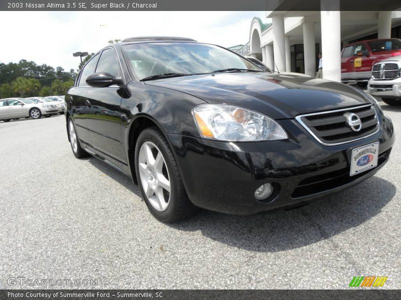 Super Black / Charcoal 2003 Nissan Altima 3.5 SE
