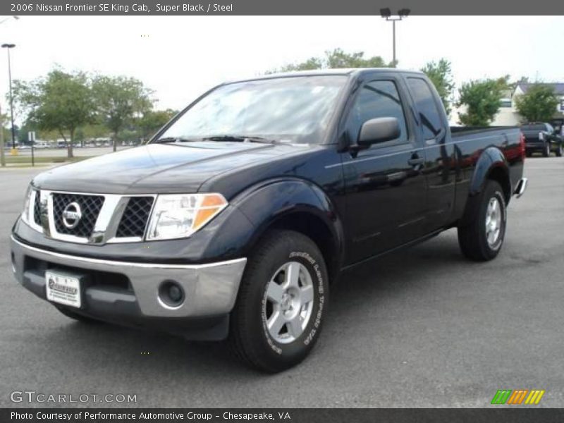 Super Black / Steel 2006 Nissan Frontier SE King Cab