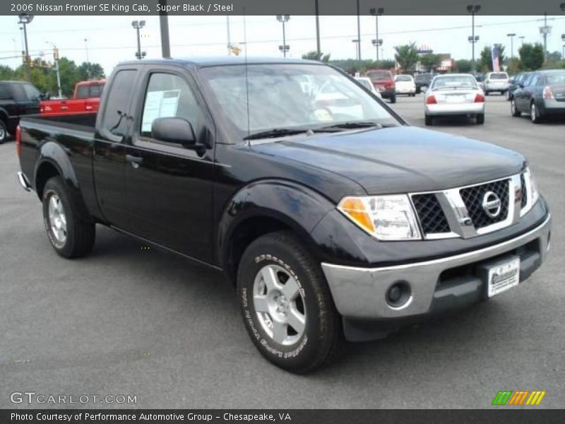 Super Black / Steel 2006 Nissan Frontier SE King Cab