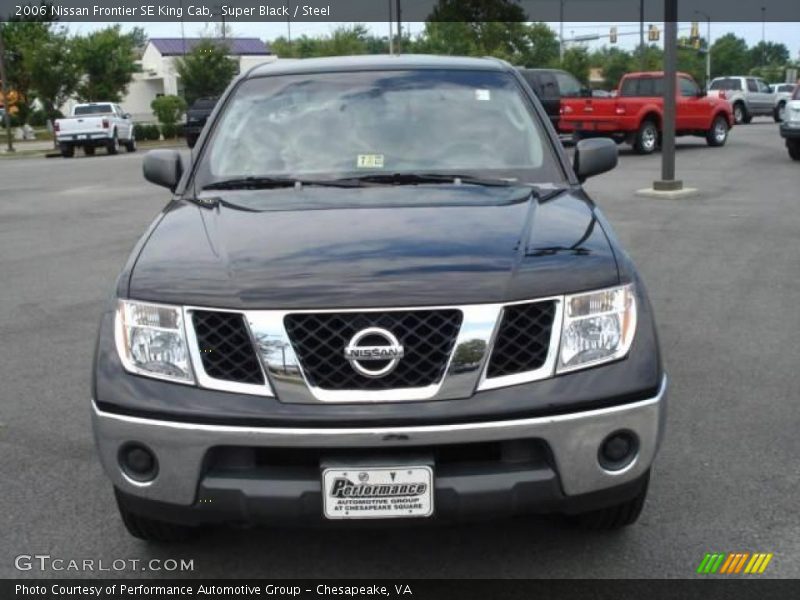 Super Black / Steel 2006 Nissan Frontier SE King Cab