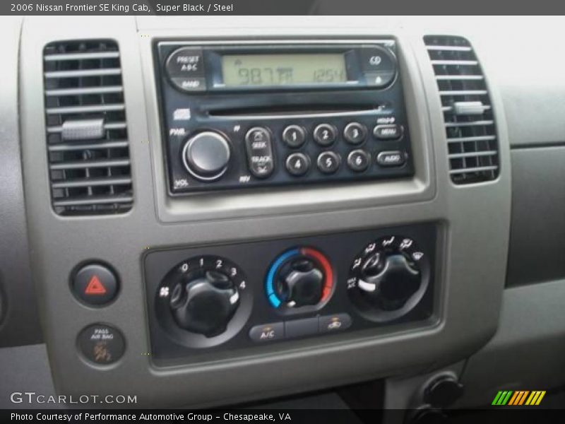 Super Black / Steel 2006 Nissan Frontier SE King Cab